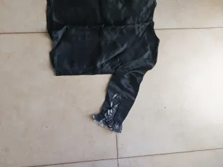 Blusa Baturra Niña Negra y Blanca