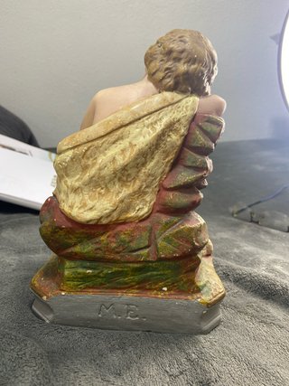 Niño Jesús durmiendo con cordero
