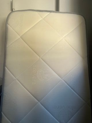 Cuna 120x60cm con colchón Aloe Vera