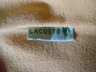 Polo Lacoste Amarillo Talla L