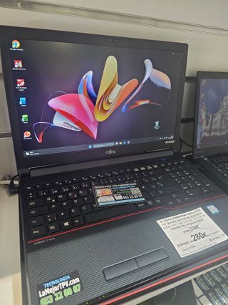 Portátil i5  Fujitsu E556 16GB RAM SSD 240GB