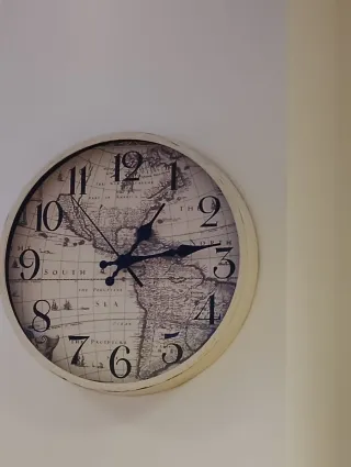 Relojes de Pared Mapa Mundi Vintage