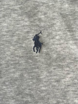 Sudadera cremallera Polo Ralph Lauren gris talla S