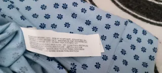 Camisa Zara Man Slim Fit Estampada Azul Claro Tall