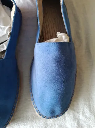 Zapatillas de ante y esparto para hombre