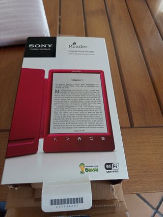 Libro Electrónico Sony Rojo