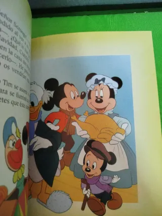 Libro Disney navidad Mickey novela infantil