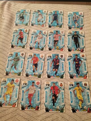Lote 16 cromos Diamante Adrenalyn