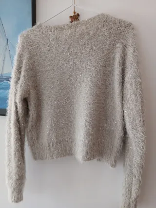 Jersey Lefties Talla S/M Brillante Gris Perla