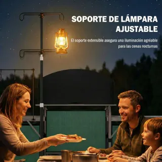 Mueble Cocina Camping Plegable 3 Mesas
