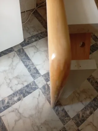 Mesa de cocina cerámica y madera medidas 120X76X75