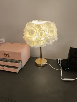 Lampada decorativa rose oro