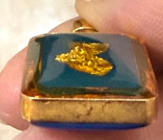 Ciondolo Jules Berthet Foglia Oro 18 Kt