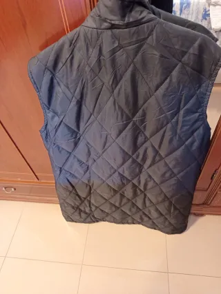 Chaleco largo acolchado mujer