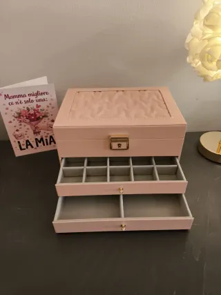 Portagioie grande rosa