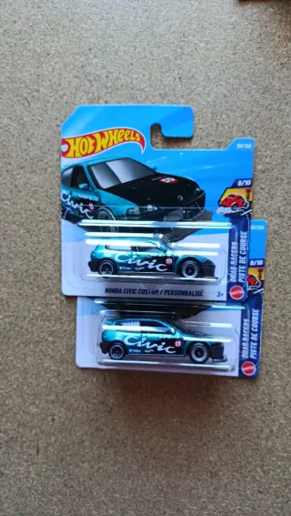 Hot Wheels Honda Civic Custom Drag Racers