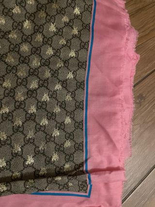 Sciarpa Gucci Oro e Rosa