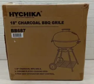 Barbacoa Carbón Redonda Ø47cm portatil