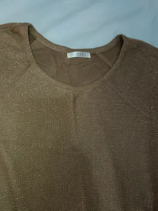 Vestido BELCCI Talla Única Beige Dorado Brillante