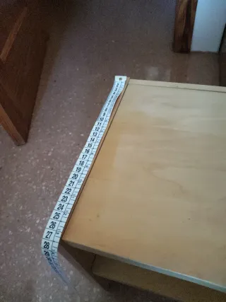 Módulo de estanterías de madera