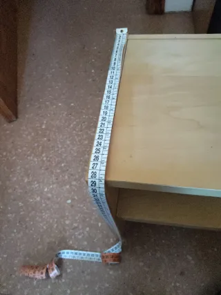 Módulo de estanterías de madera