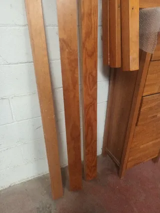 Cabecero de madera para cama infantil.por mudanza