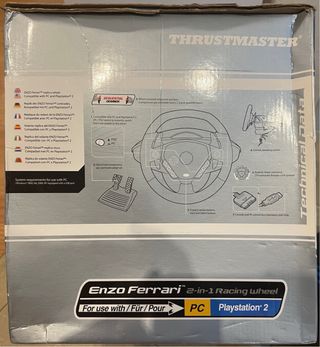 Volante Thrustmaster Enzo Ferrari PS2 y PC