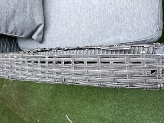 Conjunto de sofá de jardín gris