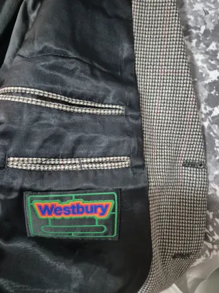 Chaqueta de hombre pata de gallo