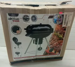 Barbacoa Carbón Portátil Redonda 57x86