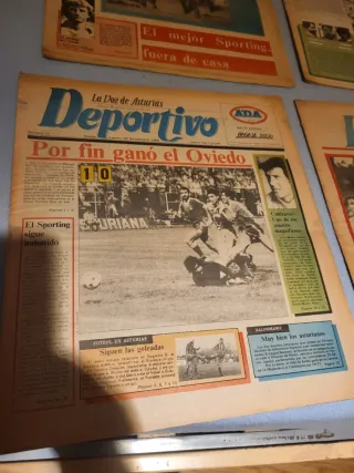 Periódico La Voz de Asturias 1985