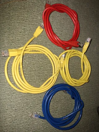 Cables de Red Ethernet Cat 6 (3uds)