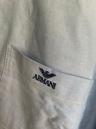 Camisa Armani Azul
