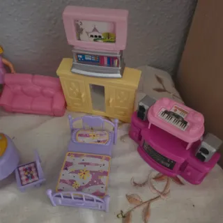 Accesorios Casita Muñecas Muebles Figuras