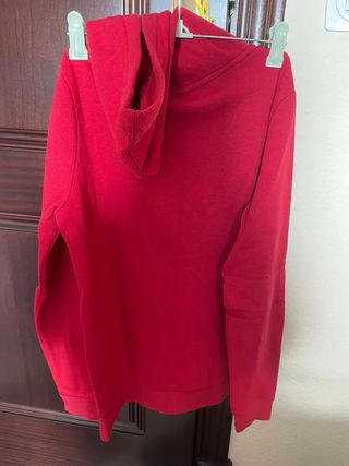 Sudadera Springfield Roja con Capucha