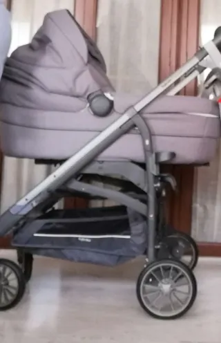 Carrito Bebé + Plataforma Asiento Niño