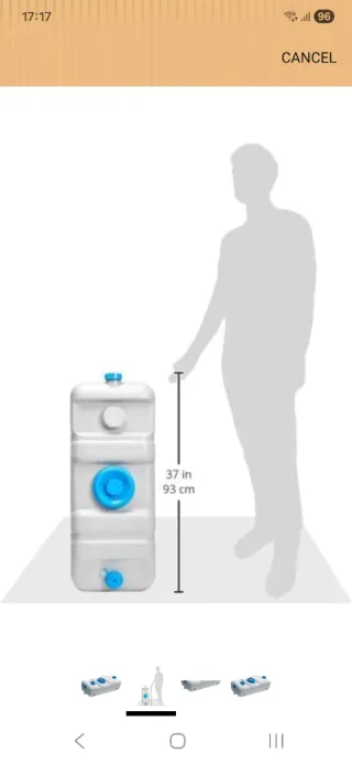 Depósito Agua 70L Carysan Jerricane  Autocaravana