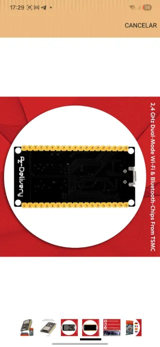 ESP32 WiFi + Bluetooth Dev Kit (AZDelivery)
