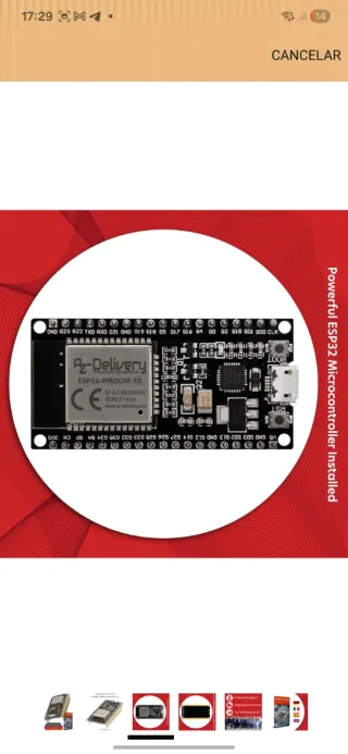 ESP32 WiFi + Bluetooth Dev Kit (AZDelivery)