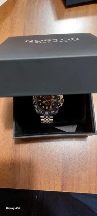 Orologio Norton Scipione GMT Nero Blu