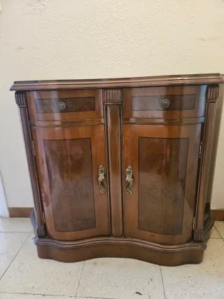 Mueble recibidor madera antiguo.A Coruña.