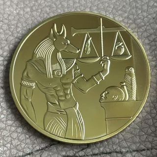 4 MONEDAS CONMEMORATIVAS EGIPCIAS DE 40 MM