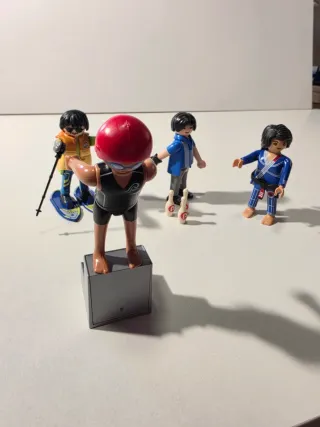Lote Playmobil deportistas.