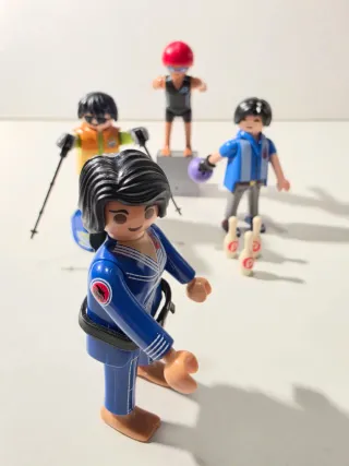 Lote Playmobil deportistas.