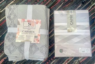 Conjunto Colcha e Lençóis Casal Suprema Carmen