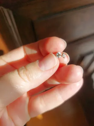 Pendientes de plata con circonitas