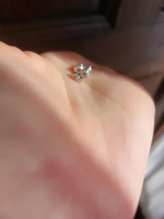 Pendientes de plata con circonitas