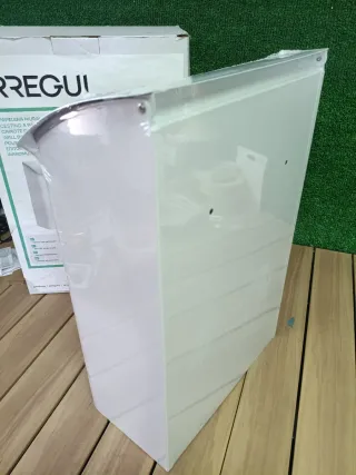 Arregui M283312 - Papelera de pared blanca