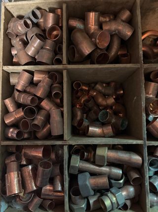 Piezas Cobre Fontanería - 19 €/kg