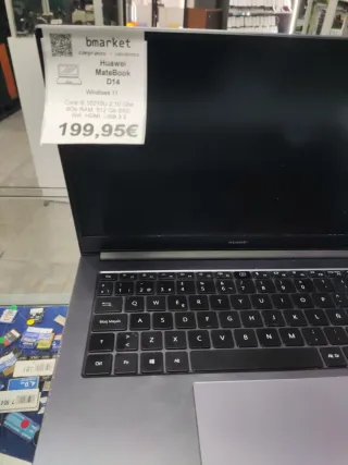 Portátil Huawei Matebook D14